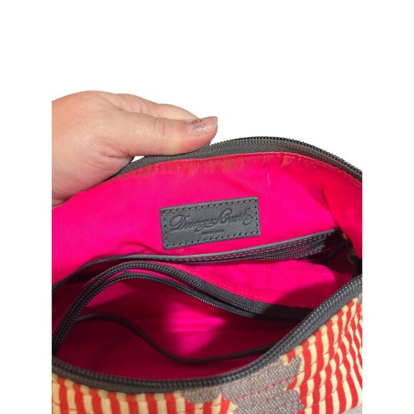 Dooney & Bourke Disney Parks Mickey Red & White Stripe Erica Hobo Bag Large Leat - Picture 6 of 11